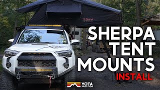 Installing A Rooftop Tent Using Sherpa Brackets On Our 4Runner