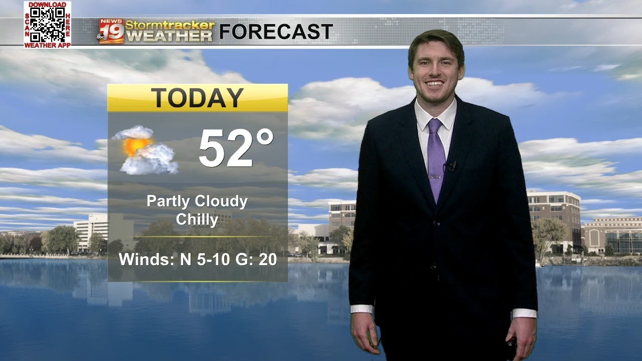 The middle of the week stays chilly before a weekend warm up - YouTube
