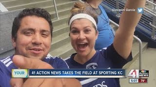 41 Action News takes the field at Sporting KC