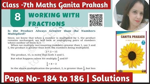 NCERT Class 7th Maths Ganita Prakash Chapter -8 Working With Fraction | Solutions