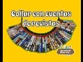 DIY Collar con cuentas de Revistas y Papel - Reciclaje Paso a Paso