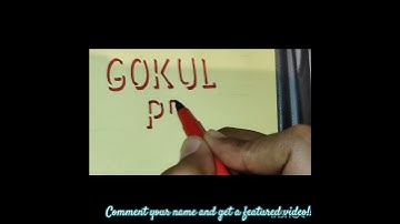 Name Request: Gokul Priya #shorts #flauntwithfont