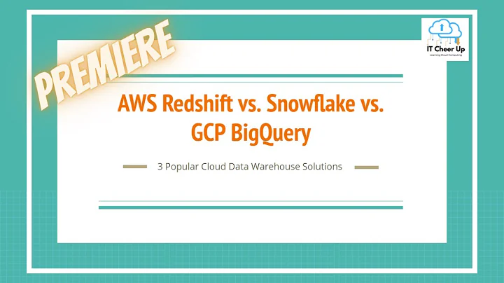 Premiere - 3 Popular Cloud Data Warehouse Solutions - Redshift vs Snowflake vs. BigQuery Quick View