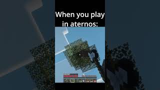 When you play in aternos ☠️🔥|Minecraft #minecraft #memes #shorts #gaming #viral