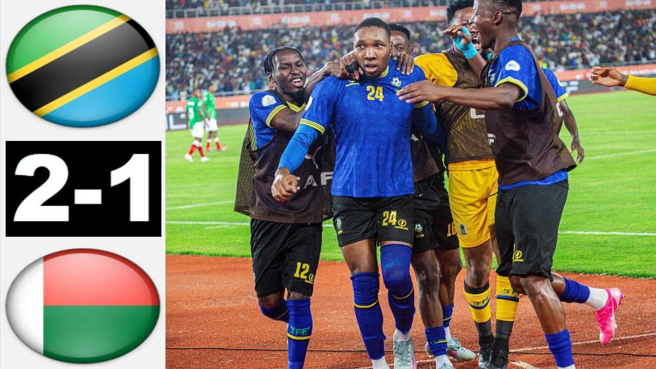 Taifa stars Tanzania vs Madagascar 2-1 Highlights Magoli Yote leo Taifa stars Madagascar CHAN 2025