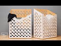 How to Make Laundry Baskets Out of Thin Plywood // Tiny Apartment Build Ep.10