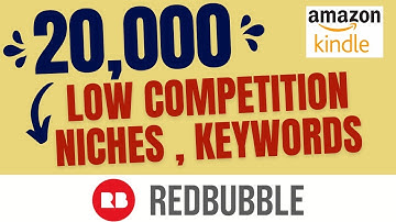 Profitable KDP Niches 2022 | Low Competitive Niches for KDP Amazon and Redbubble