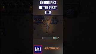 Beginning Of The First Bus! #shorts #factorio #gaming