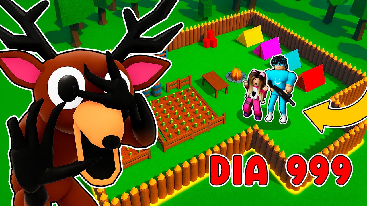 CONSTRUÍMOS la BASE MÁS SEGURA de 99 NOCHES en el BOSQUE en Roblox