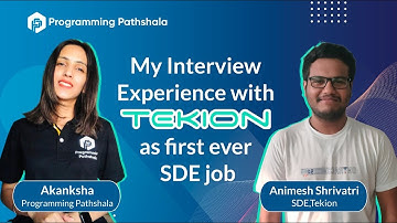 Interview Experience at Tekion | Peer pressure didn