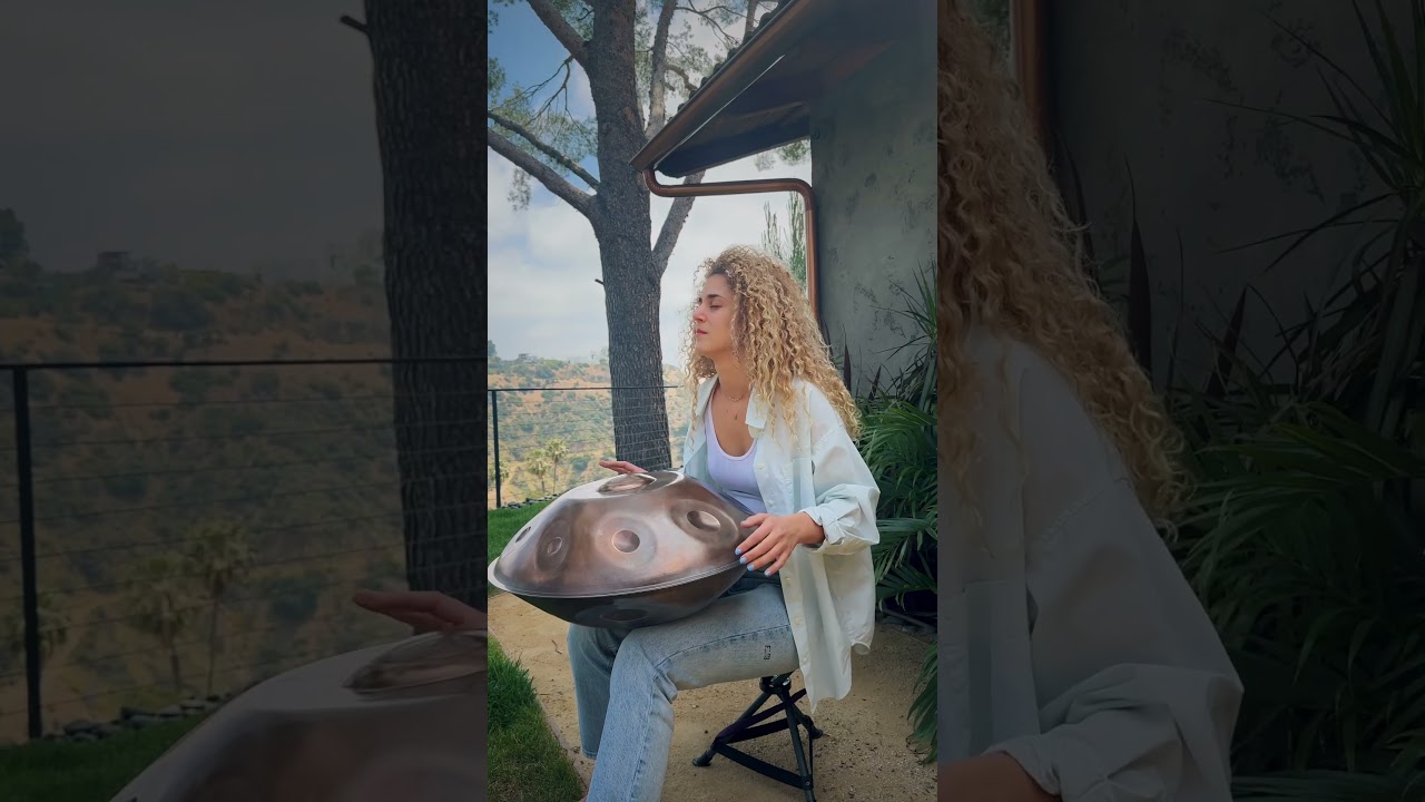 Everything you need is within you 💜 #handpan #meditationmusic #shorts