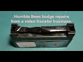 Horrible bodge repairs to 8mm video cassettes