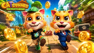 Cat runner decorate home new challenge best gameplay 🔥😎