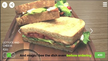 pear technologies | Augmented Reality Food Menu | AR Startup in India