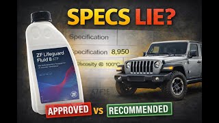 Jeep ZF 8-Speed Transmission Fluid Explained — ZF vs Mopar vs Alternatives