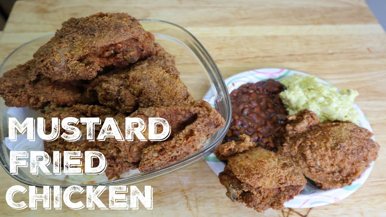 How To Make Mustard Fried Chicken Dinner YouTube