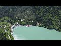 Озеро Рица, полет над озером. (რიწა) Большая Рица. Lake Ritsa (რიწა) Bolshaya Ritsa.