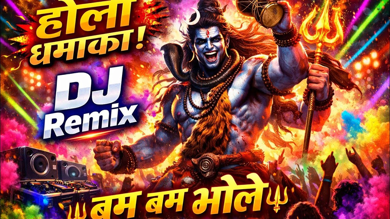 🔥 भोलेनाथ की होली | DJ Remix Holi Song 2026 #MahadevHoli #HoliSong #Holi2026