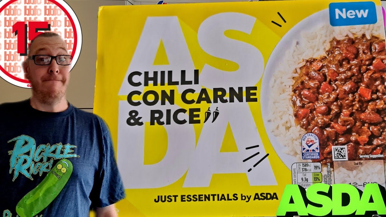 Asda's Just Essentials Chilli Con Carne & Rice £1.20 Supercool