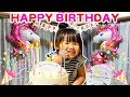【密着】ほのちゃんの4歳の誕生日の1日 ハッピーバースデー 日常 サプライズ プレゼント 1歳 4歳 姉妹