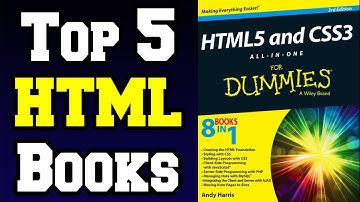 Top 5 HTML5 Programming Books 📚 [4K]