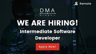We Are Hiring - Intermediate Software Developer!