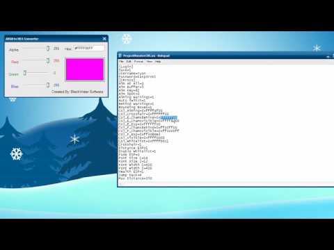 Setting your Colors for Project Monster Hack