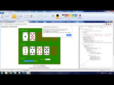 Blackjack Website | 0.03 BTC Profit