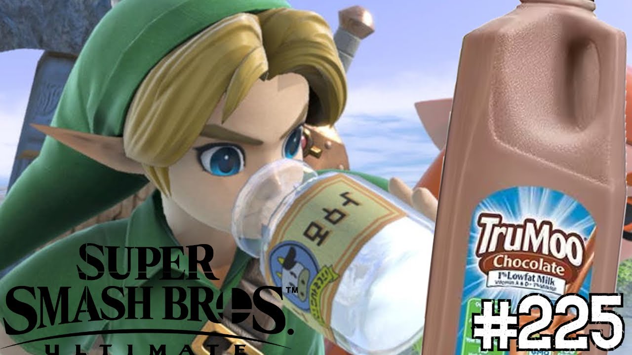 Super Smash Bros Ultimate Part 225- Young Link with a Side of Milk ...