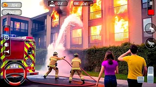 Firefighter City Rescue Simulator 3D - US Emergency 911 Fire Truck Driving - Android GamePlay  screenshot 5