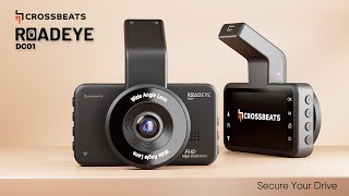 Introducing Crossbeats RoadEye Dash Cam| WiFi & APP | Full HD 1080P with 150° Wide Angle| Car Camera screenshot 1