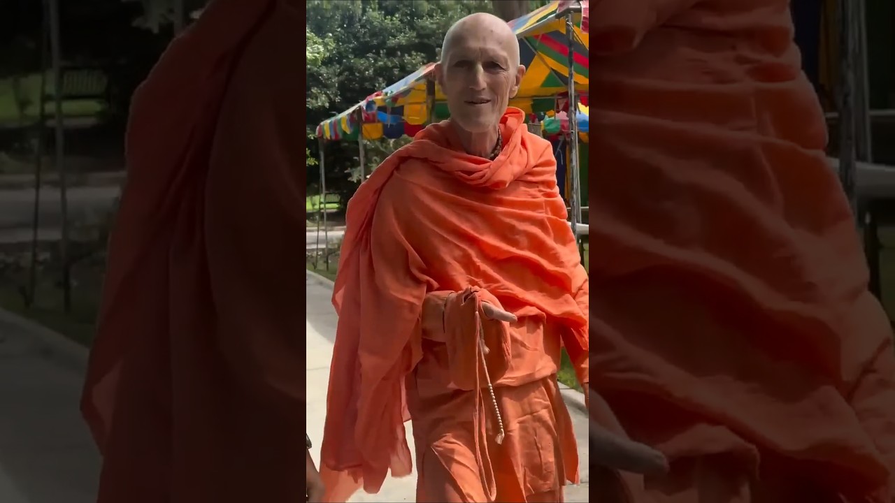HH Bhakti Vikasa Swami Maharaj Arrives @ ISKCON Atlanta for Panihati Chida Dahi Festival Celebration