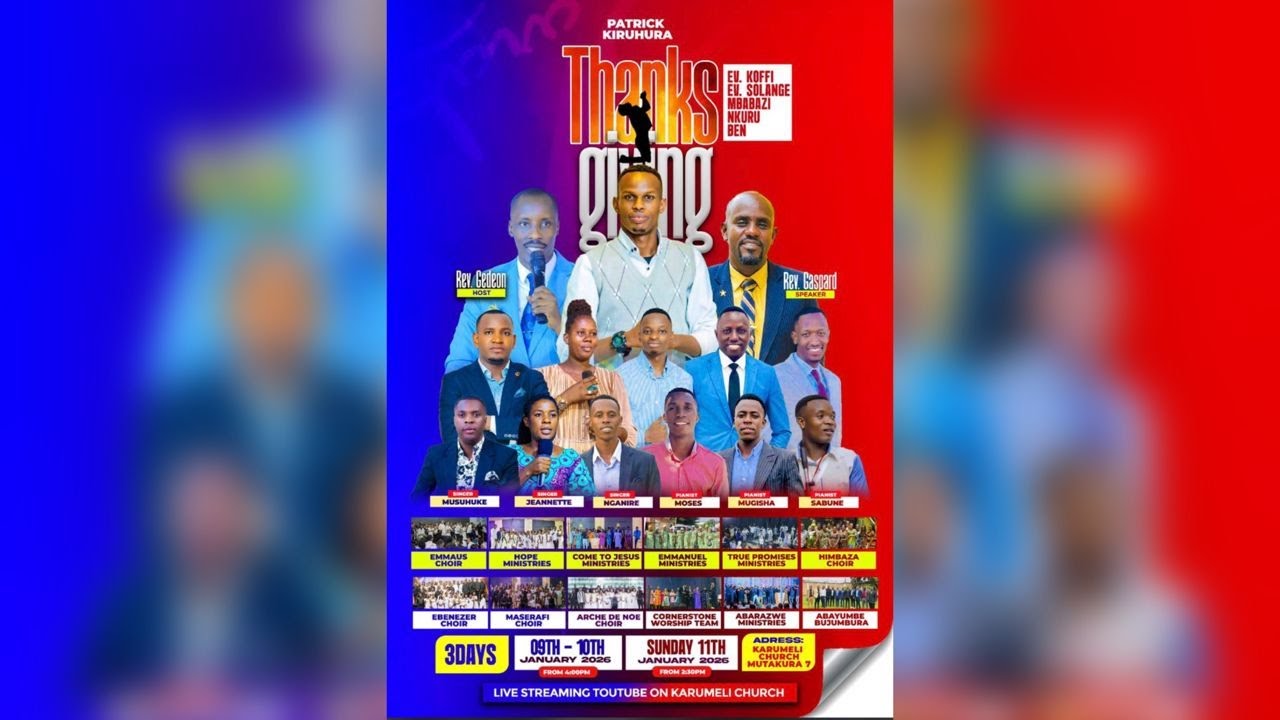 UMUNSI USOZA IGITERANE// THANKS GIVING with SPEAKER REV.GASPRAD & EV.SOLANGE ( REV.GEDEON )