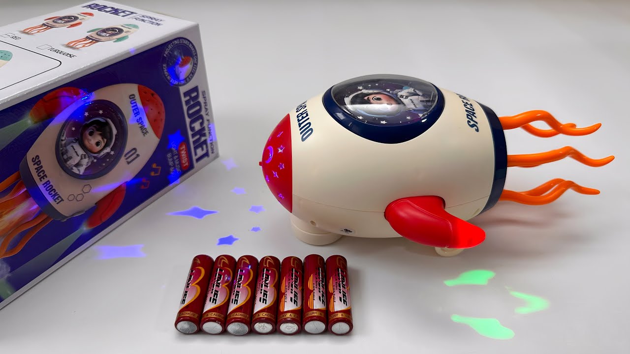 Unboxing Electric Spray Rocket｜Transformable Police Car,Fire Truck,RC Police Car