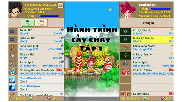 Ngọc Rồng Online - Hành trình cày chay sever super 1 - tập 1: Mở skill đệ xuống chó lên voi