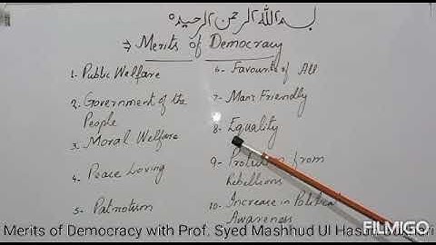 2nd Year: Civics: Merits of Democracy.., listen & prepare