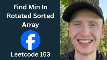 Find Minimum in Rotated Sorted Array - Leetcode 153 - Binary Search (Python)