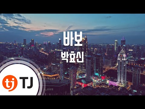 TJ노래방 바보 박효신 Fool Park Hyo Shin TJ Karaoke