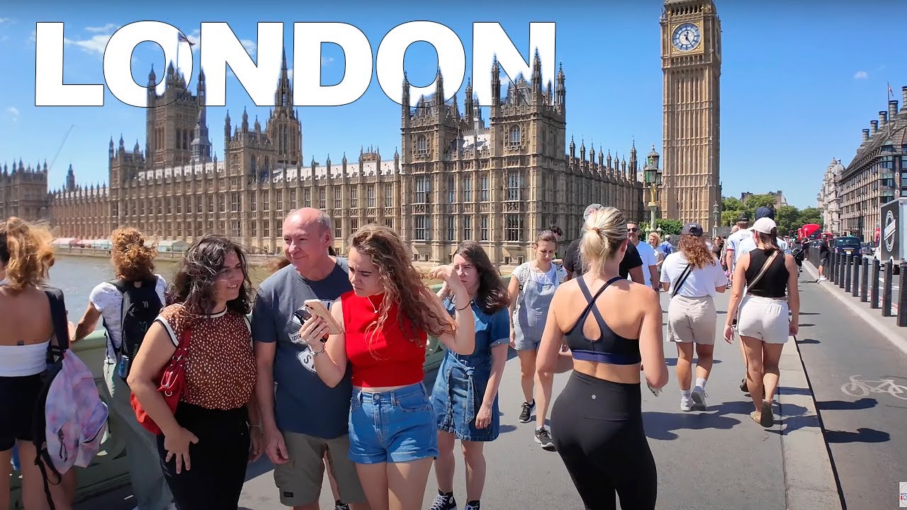🇬🇧London Adventure : 🎡London Most Popular Tourist Attractions  - London City Tour [4K]