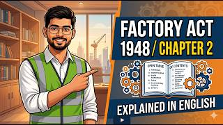 Factorie Act 1948 - Chapter II Explaination in English