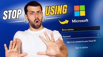 ⚠️ 4 Reasons to NEVER USE a Microsoft Account to Login Windows 11