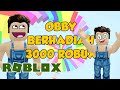 OBBY BERHADIAH 3000 ROBUX #GIVEAWAYRAM (Roblox Indonesia Climb Time)