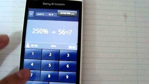 Math Tricks - Single game - To the bitter end - level 02 (Number Keyboard)