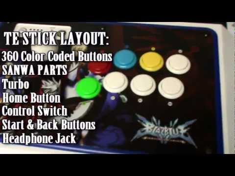 HORI Arcade Stick Blazblue Pour Xbox 360 - État Mint / Neuf (ouvert)