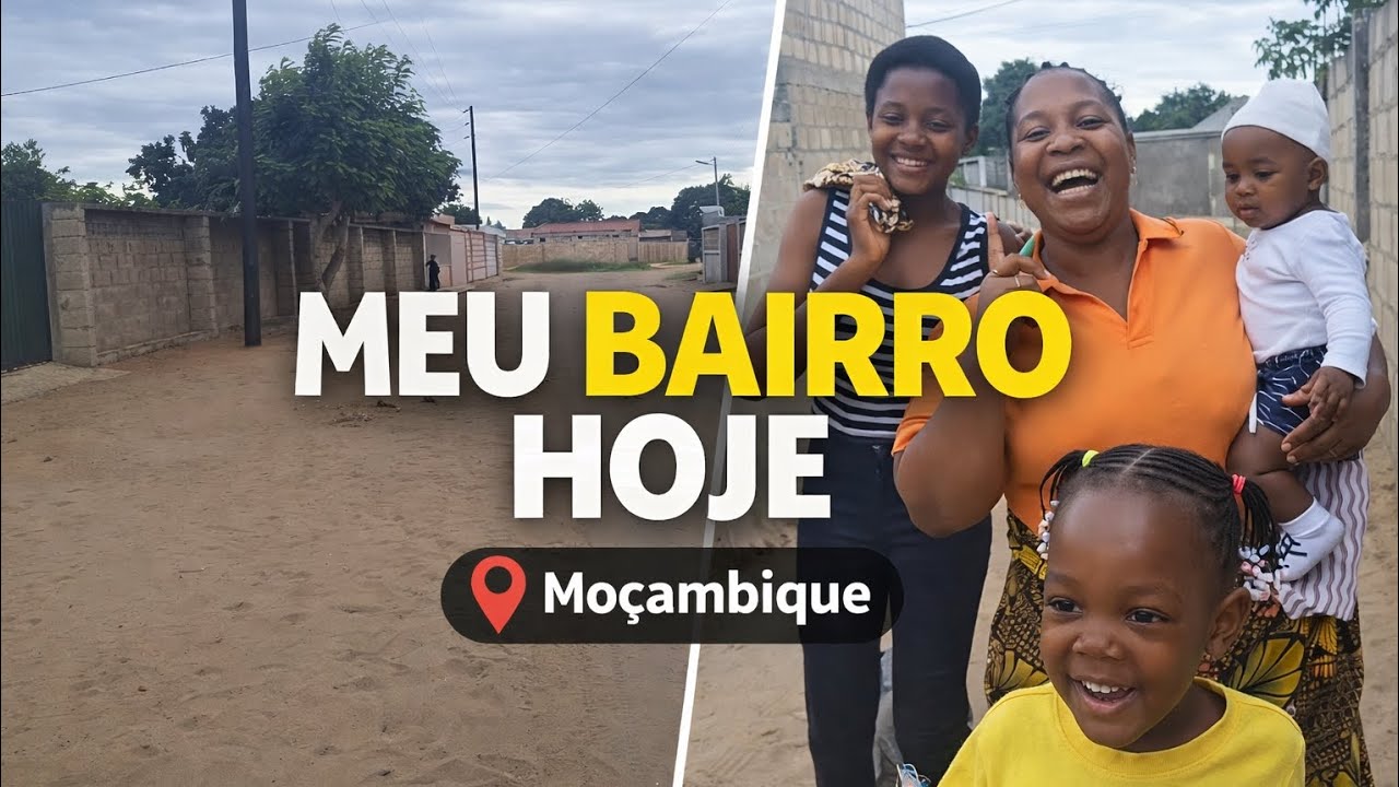 Esse é o bairro que ninguém mostra em Moçambique 🇲🇿😱