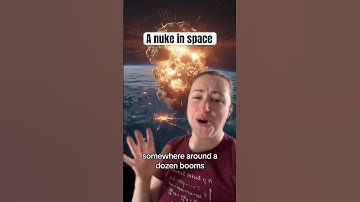 What happens when a nuke goes off in space? #science
