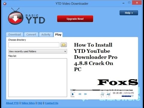 How To Install YTD YouTube Downloader Pro 4.8.8 Crack On ...