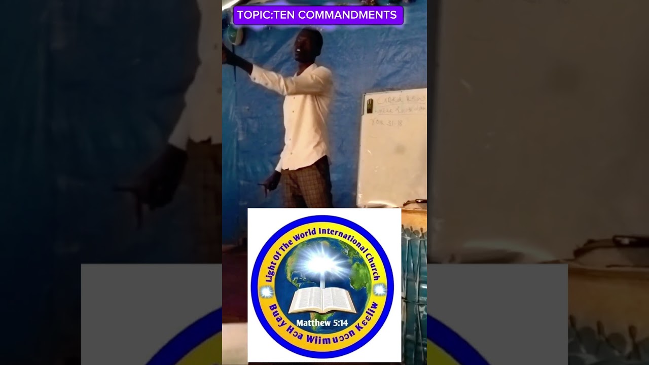 Ten Commandments by Teacher Buay Wie Luak