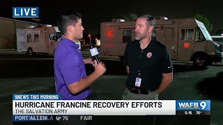 Salvation Army sets up in Louisiana following Hurricane Francine