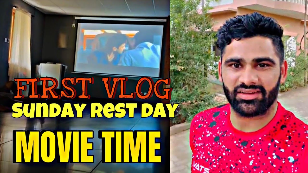 1st short vlog Rest day & Movie time of bengaluru bulls❤️ || sunday funny vlog 😂|| 